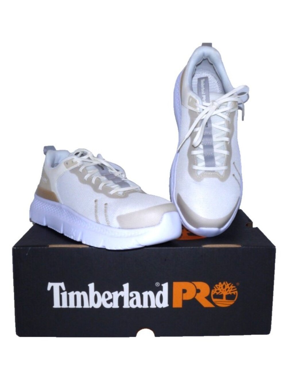 Timberland PRO White and Tan Women's Sneakers